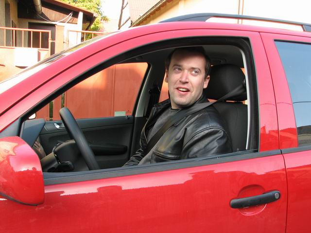 Turek v křiváku připraven k odjezdu