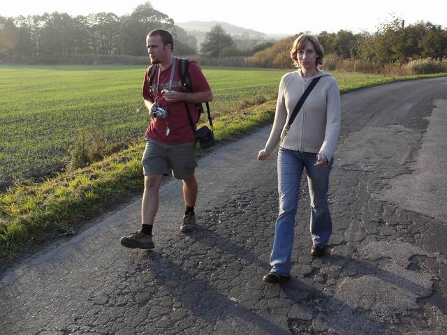 Ivoš a rupek na pochodu krajinou