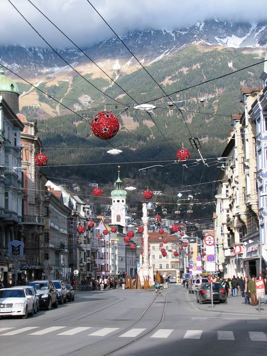 Innsbruck před Vánocema