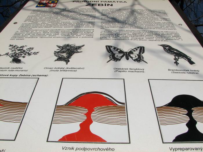 přírodní památka zebín