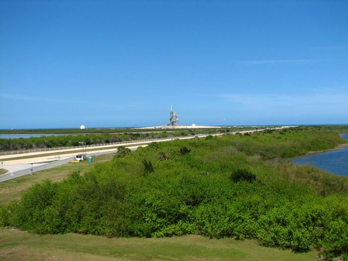 Launch pad 39A - odtud startujou raketoplány
