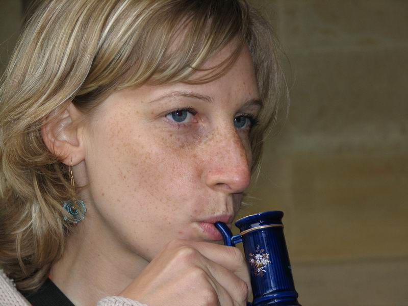 Ivoš vychutnává pramen