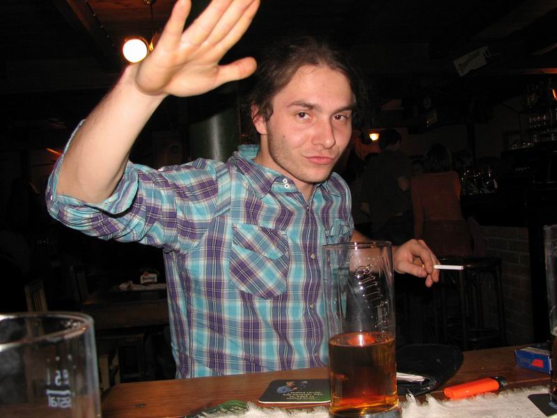 Volfi lehce pod vlivem