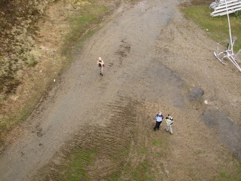 Naše děvčata - pohled z nebe