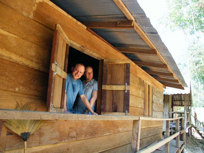 naši dva spolucestovatelé alex a tim