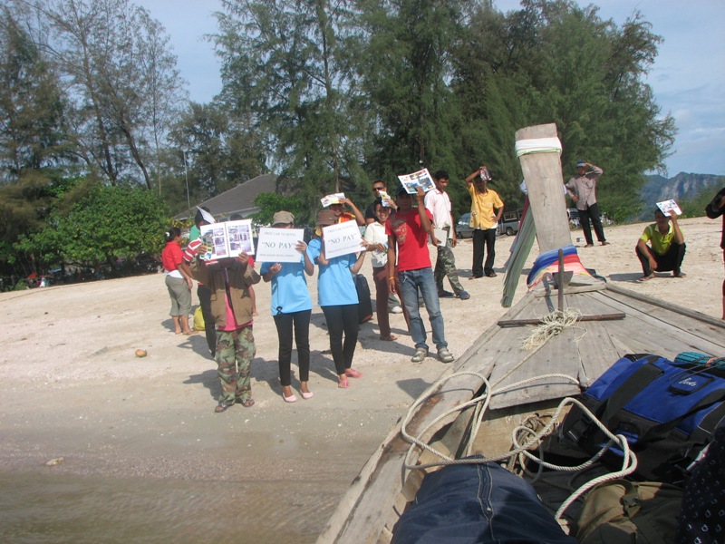 stylové uvítání po thajsku :-)