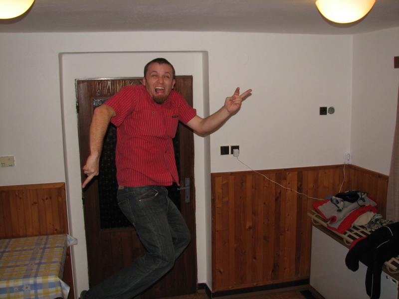 Rupek při jednom ze svých nadpozemských výkonů