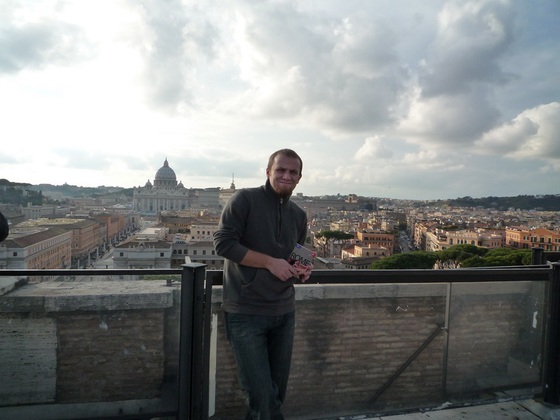 Rupek, v pozadí Vatikán