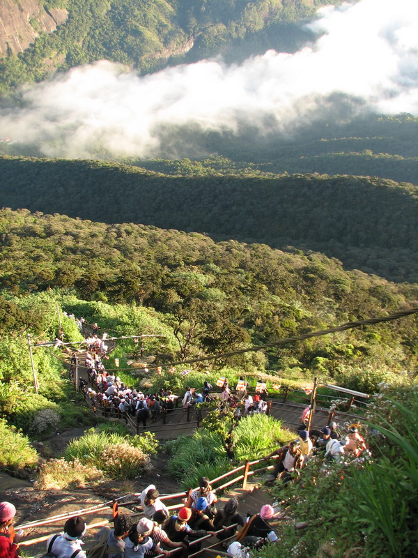 Adam's Peak - cesta dolů