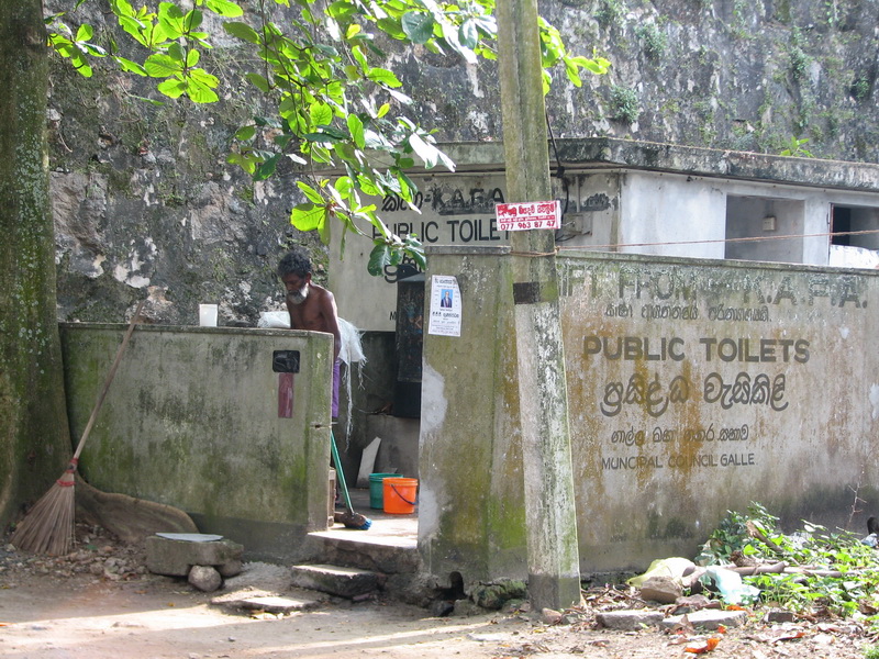 Galle - veřejné záchodky