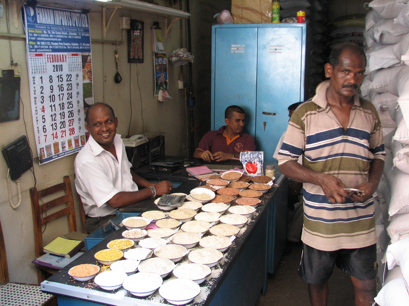 Colombo - obchodník s rejží a čočkou