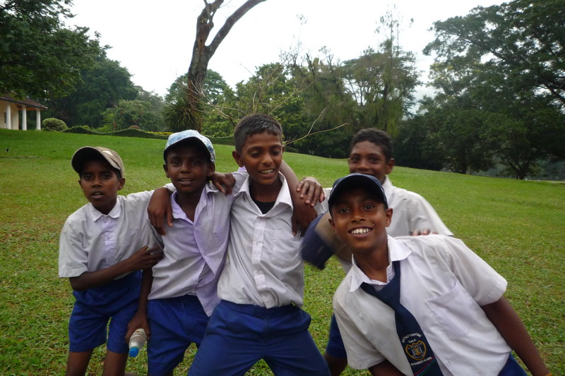 Kandy - botanická zahrada - raubíři