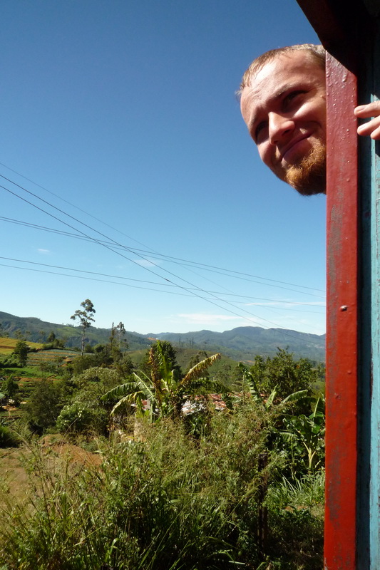 Rupek ve vlaku směr Haputale