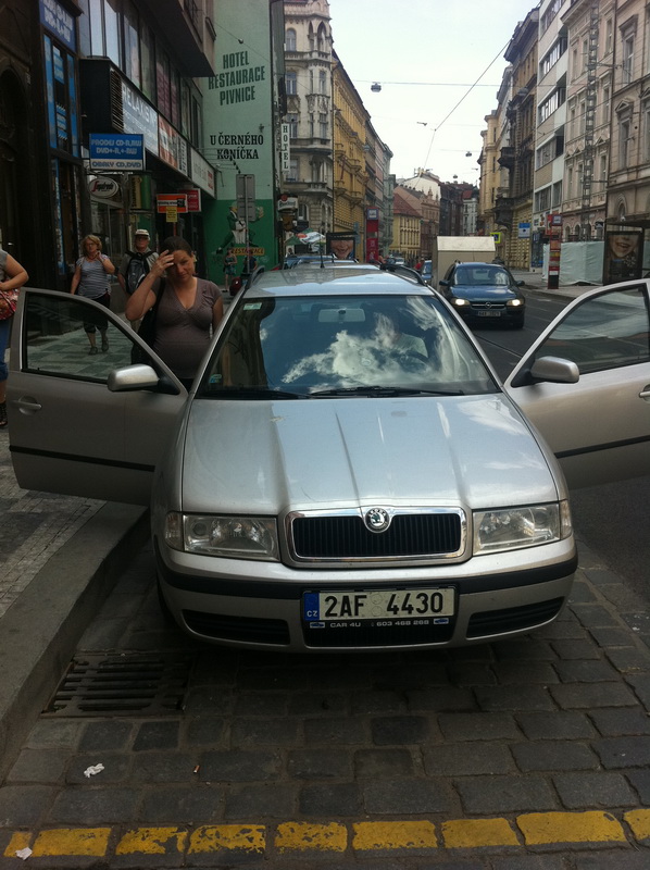 Ála jede do porodnice