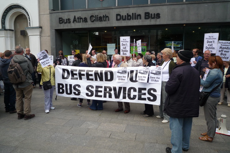 Dublin - demonstruje se všude