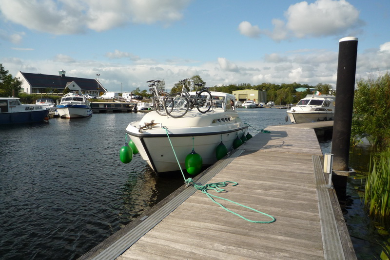 Naše loď Ballinamore star připravená k odplutí z Belturbetu
