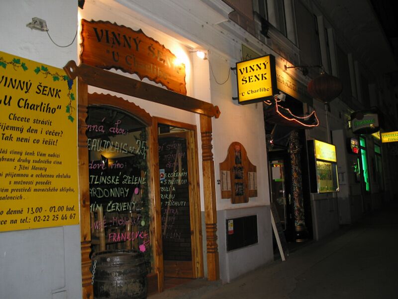 To je on - vinný šenk