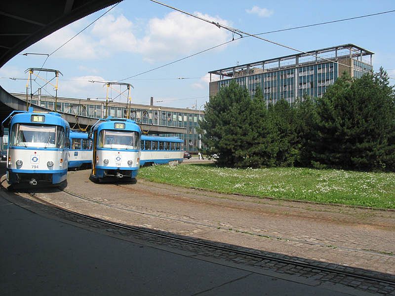 Konečná tramvaje Ostrava hl.n.