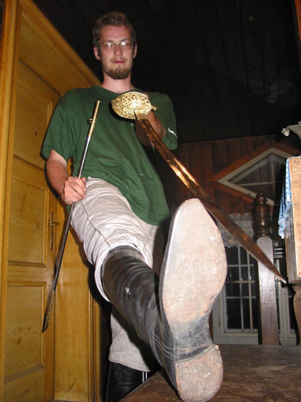 Oblíbená bota rytíře pejska