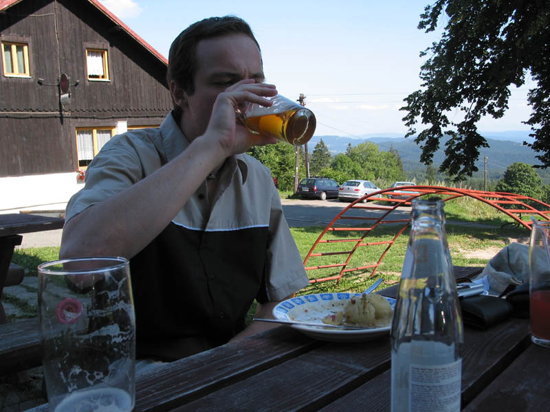 Pivní šipka s plněnejma knedlema