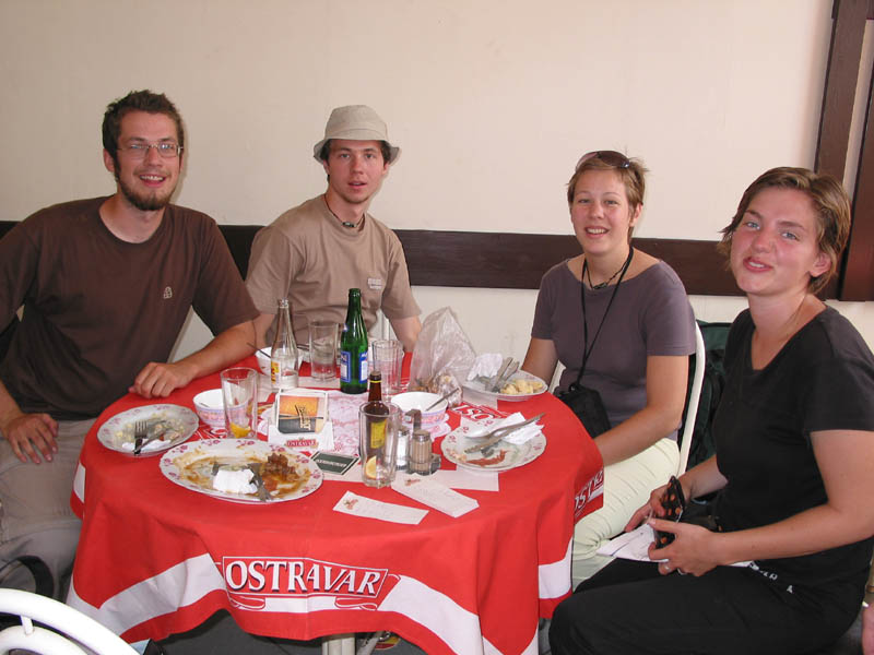 Rokytým po rozlučkovém obědě