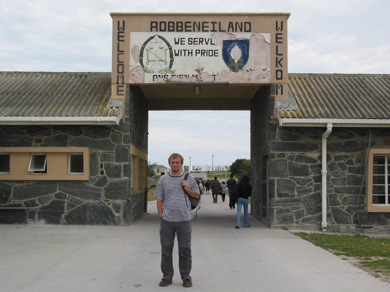Robben island - Rupek před branami