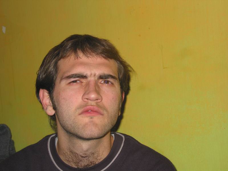 mokl na žlutém pozadí