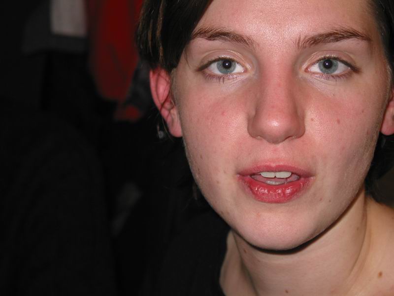 zuziččina slinou zalepená hubička