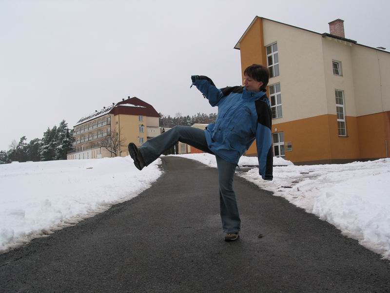 holčička na zadní