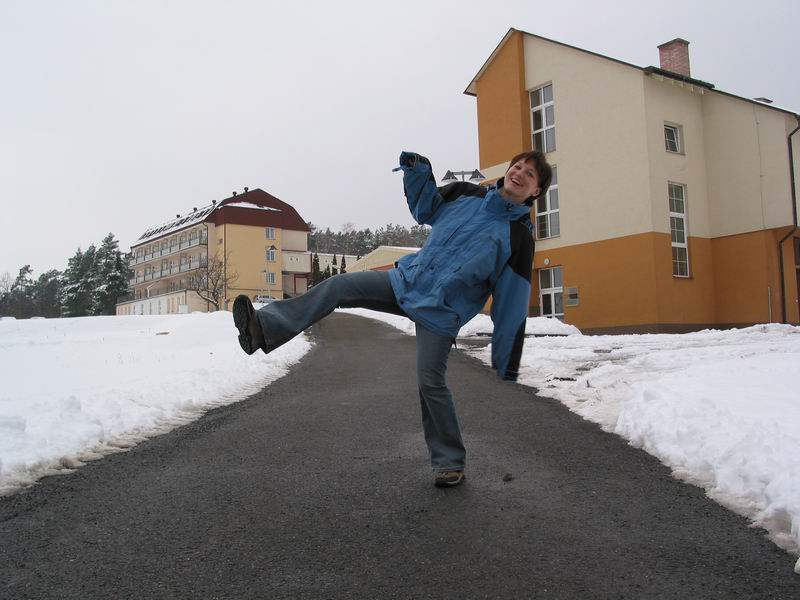 holčička na zadní