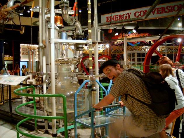 pešek vyrábí elektřinu