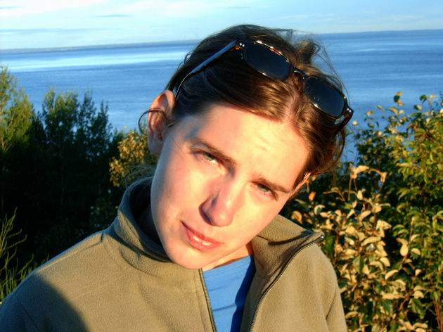 portrét s řekou svatého Vavřince za hlavou