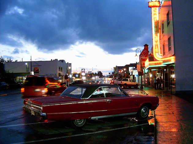 noční život v severním Quebecu