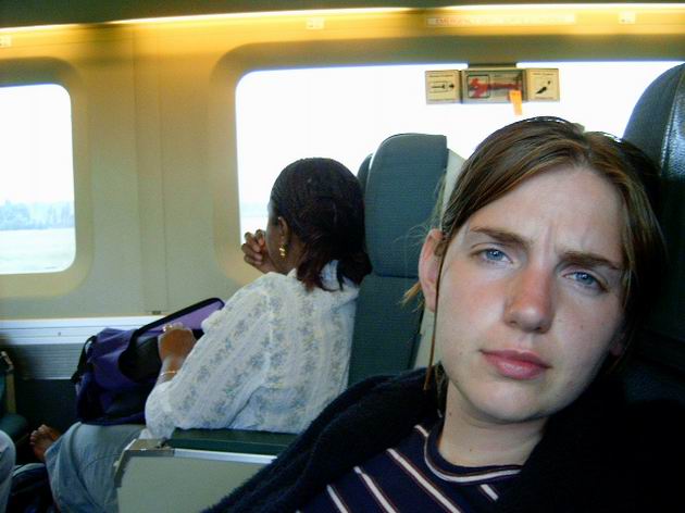 pohoda ve vlaku do Kingstonu