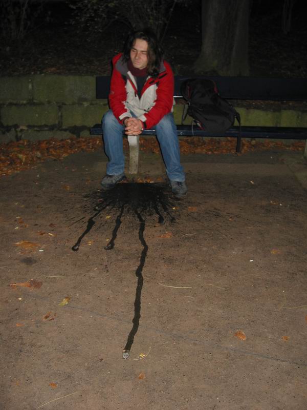 Vlček již opět s obličejem tvrdého pijana