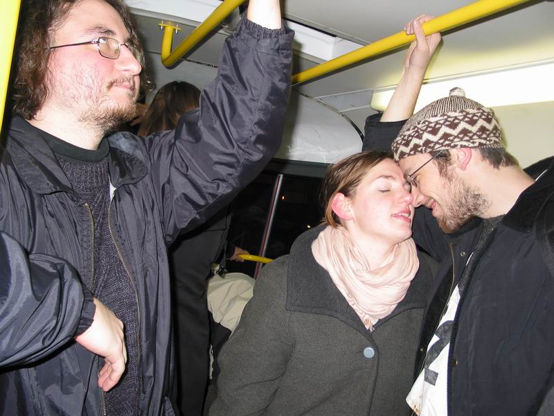 Cukrování v tramvaji