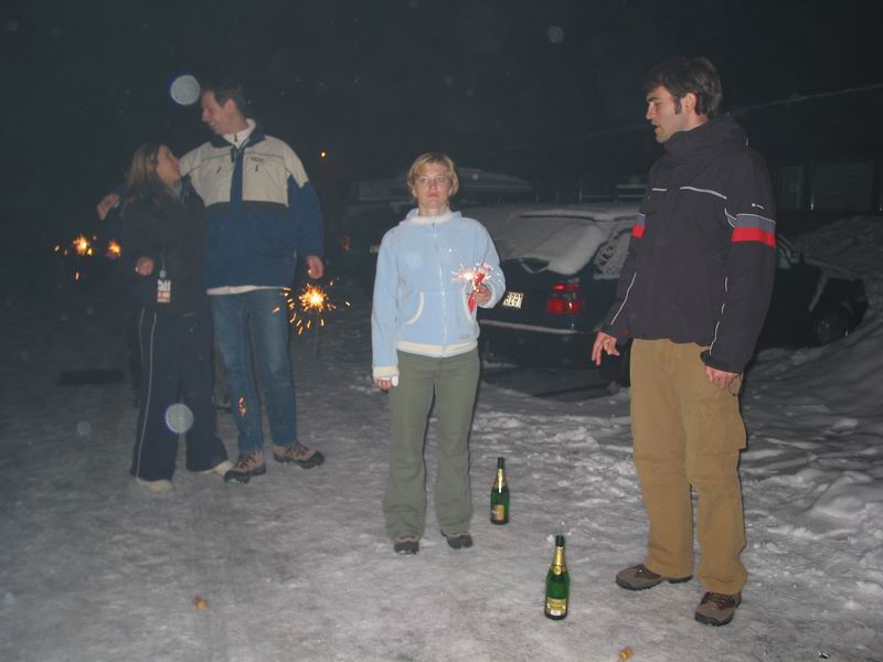 Všichni s prskavkama