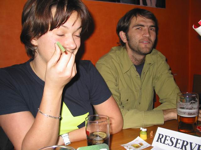 Tka a její zelenej červ