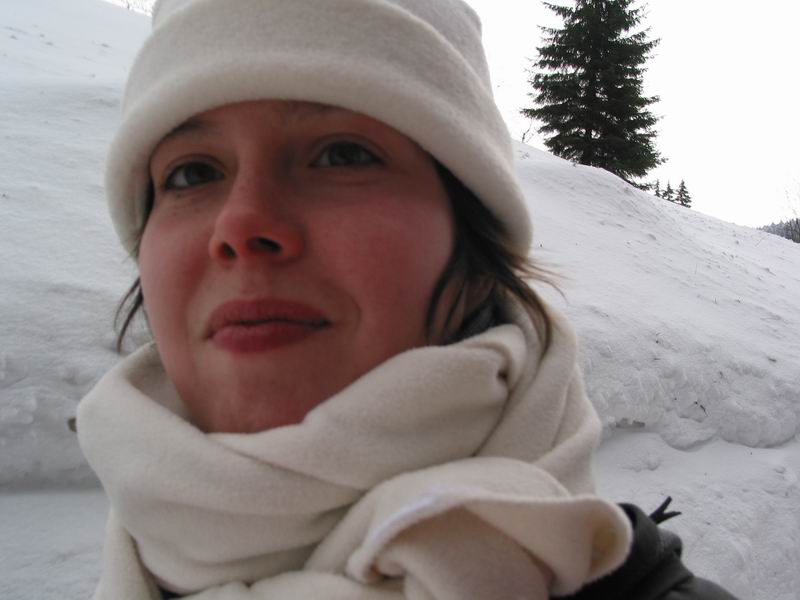 Sovička v čepičce a šáličce