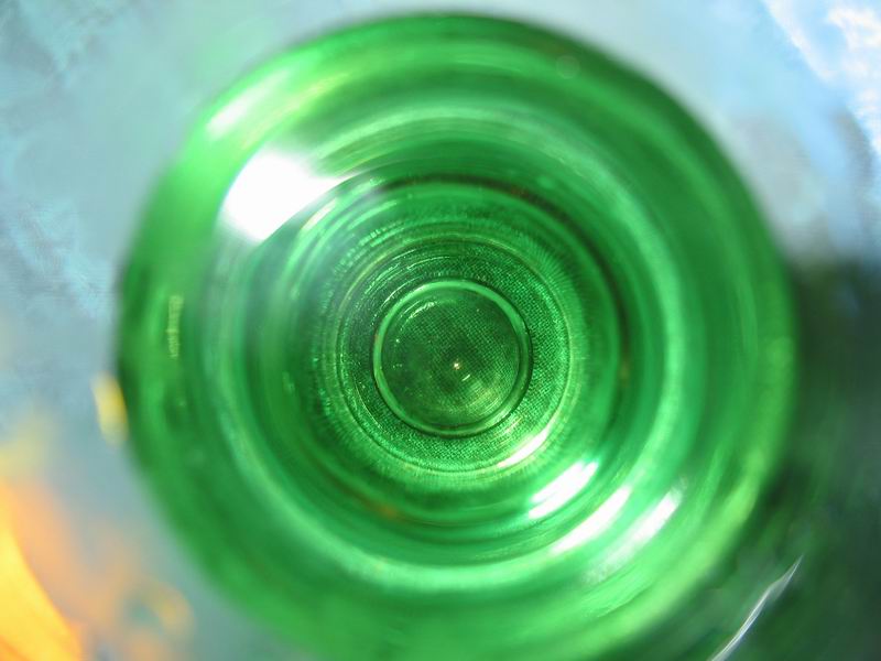 Pověstná zelená ve skleničce