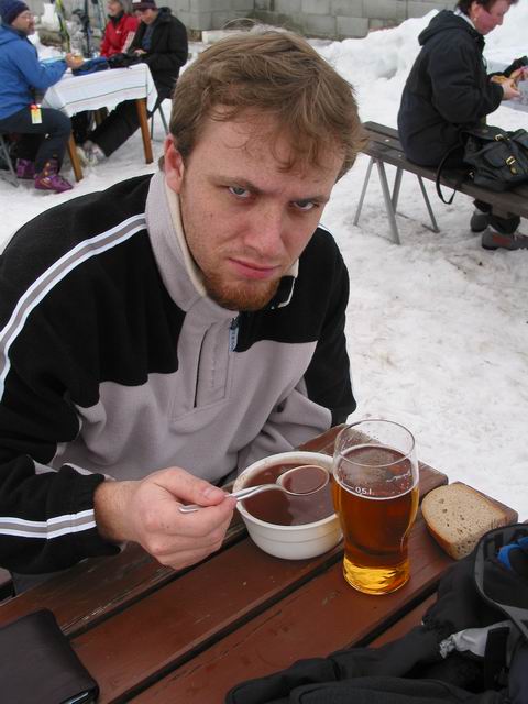 Rupek s prdelačkou, plátnem a krajícem