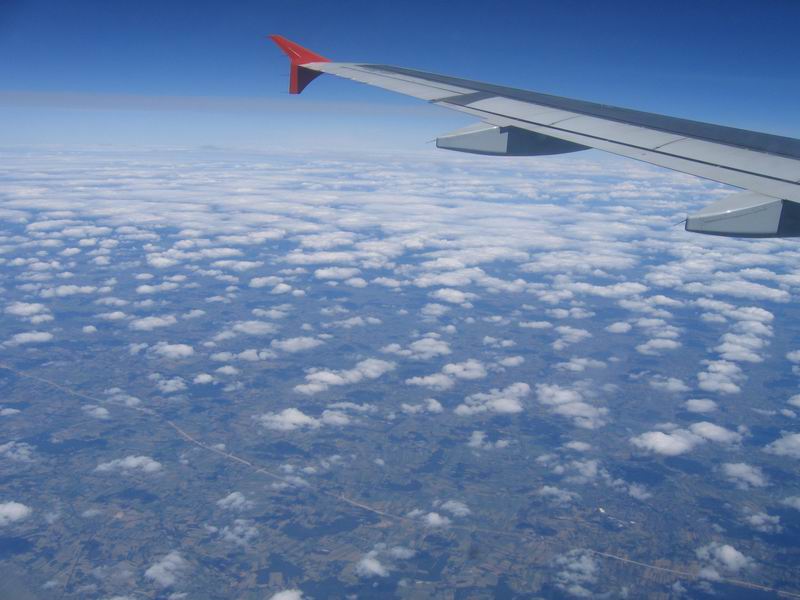 Na palubě A320 někde nad Polskem