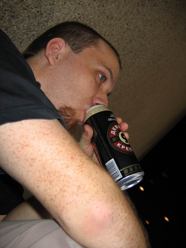 Rupek popíjí ruskou devítku