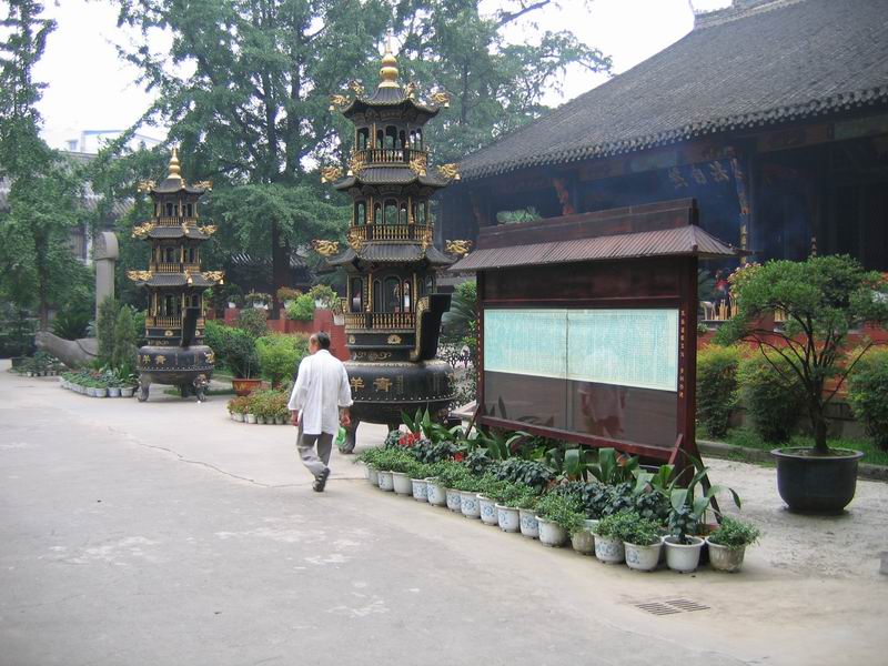 Chengdu - klášter Qingyang