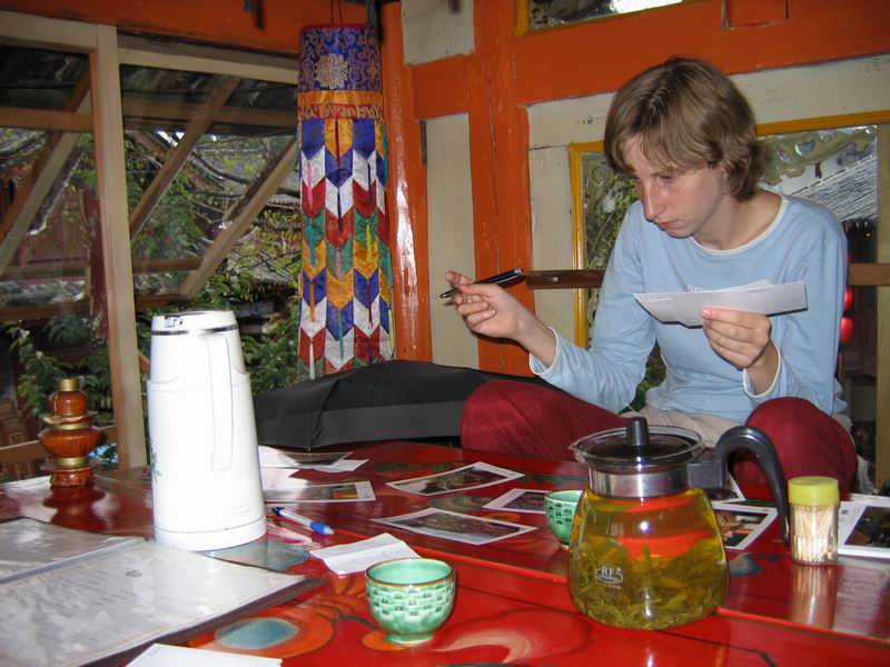 Lijiang - Samu's House of Tibet - ivoš chrlí pohledy