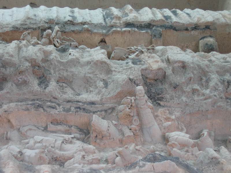 Hliněná armáda - vykopávky