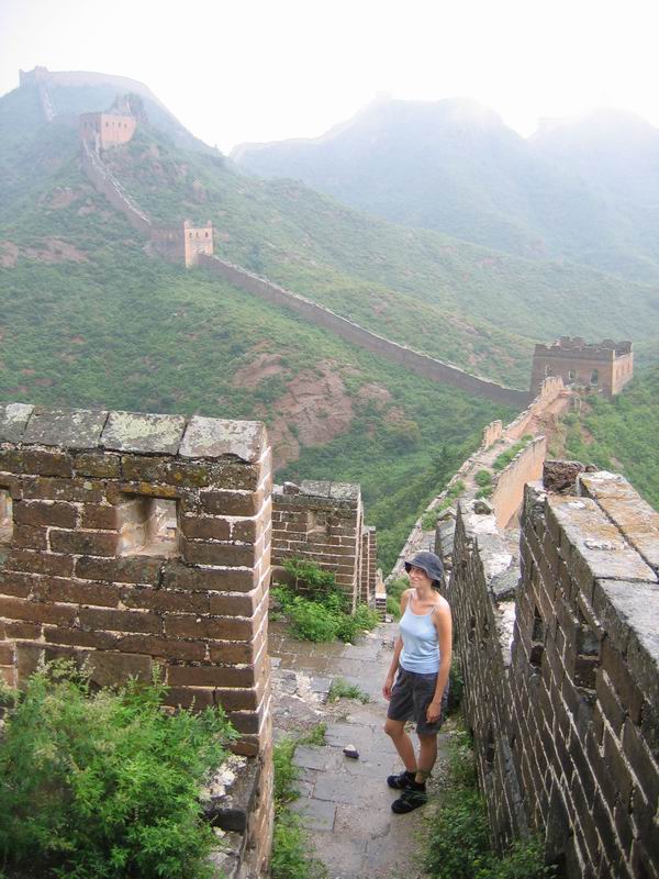 Velká čínská zeď - Ivoš na zdi