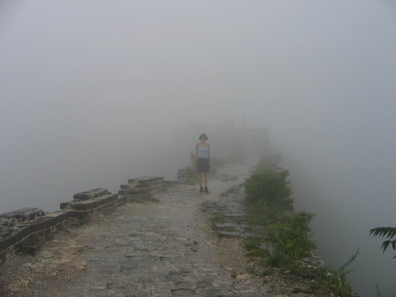 Velká čínská zeď - počasí se mimořádně vydařilo