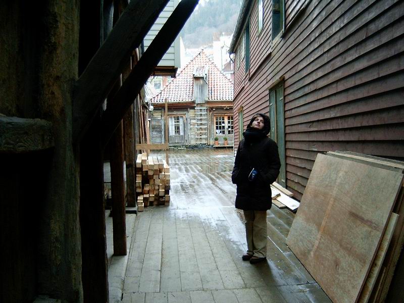 všechno je ze dřeva, kdyby tu furt nelilo, tak už by to asi dávno lehlo popelem