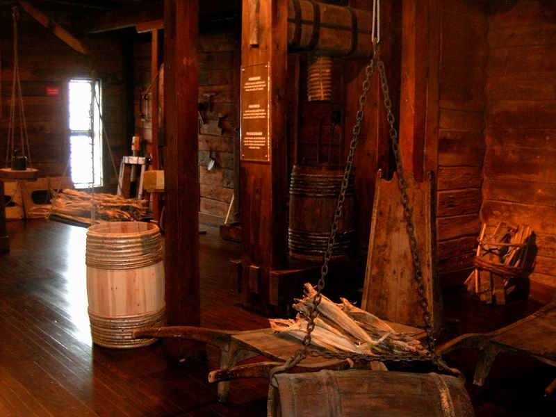 muzeum hanzy a všudypřítomné sušené ryby